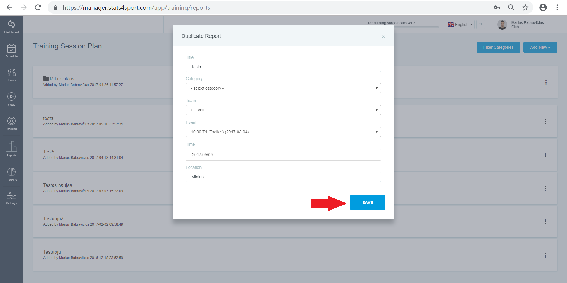 Duplicate session plan — illustration