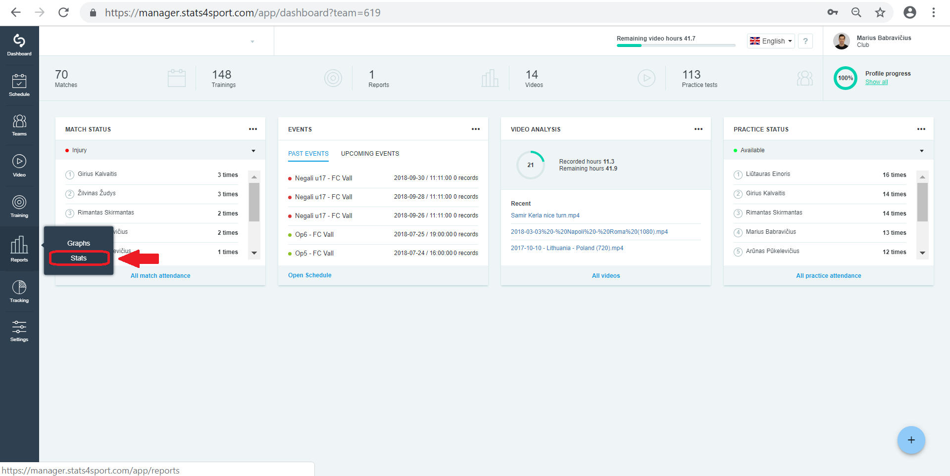 Duplicate statistical report — illustration